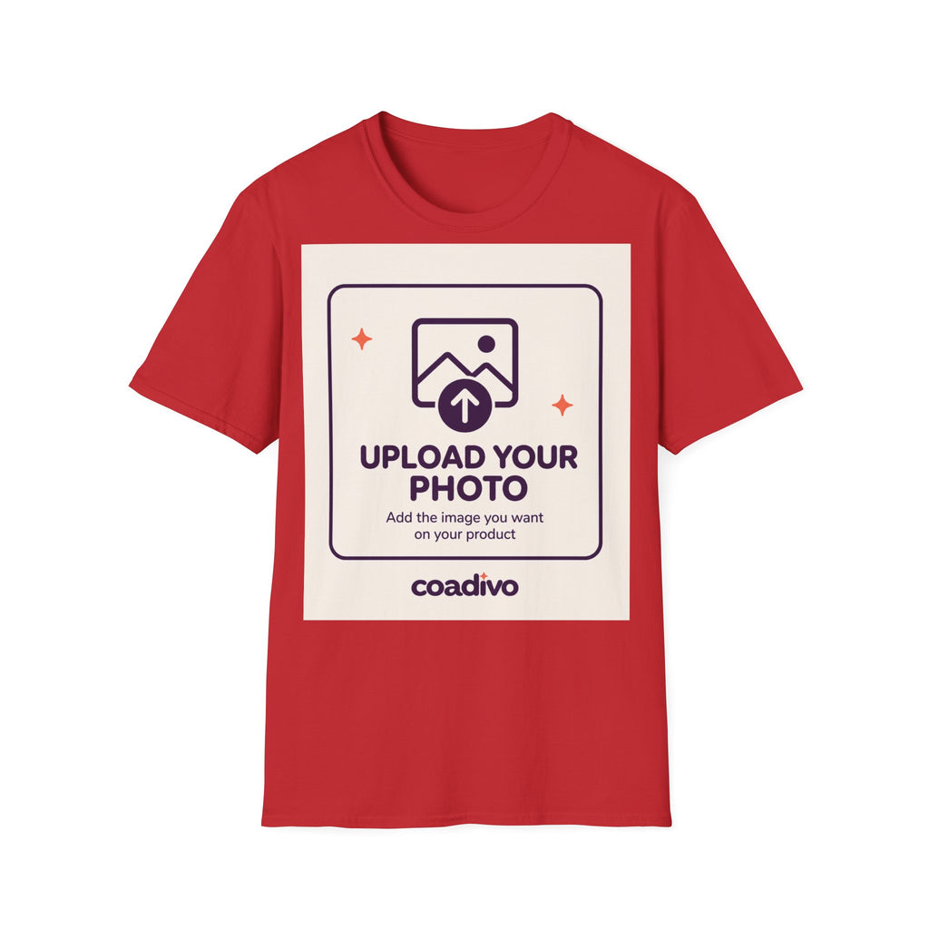 Personalised UNISEX T-Shirt-Add your image FRONT and BACK