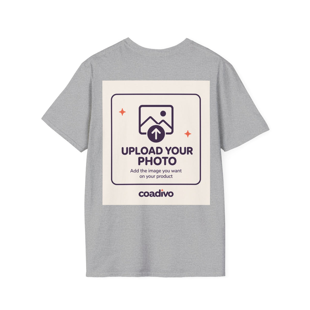 Personalised UNISEX T-Shirt-Add your image FRONT and BACK