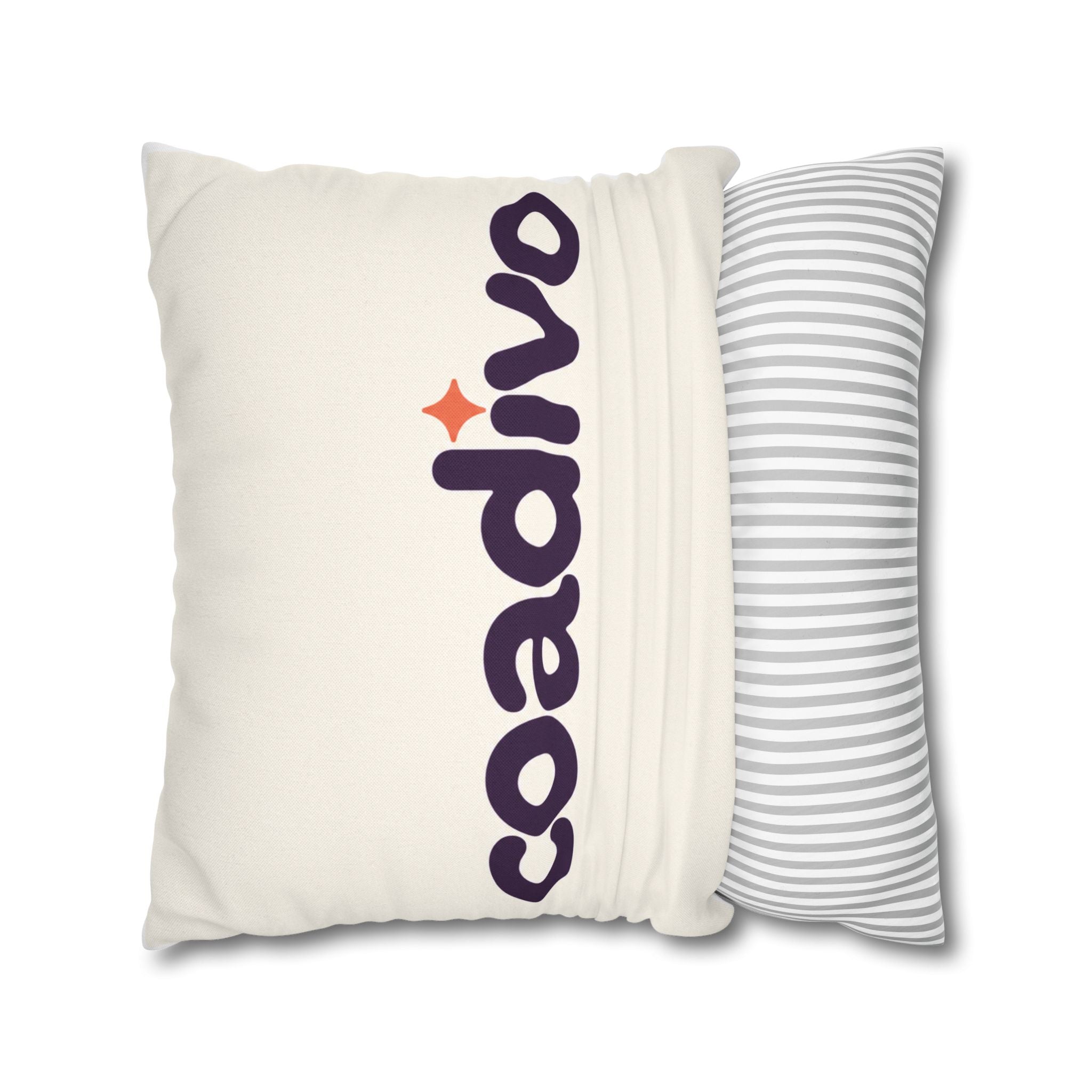 Customizable Polyester Square Pillowcase