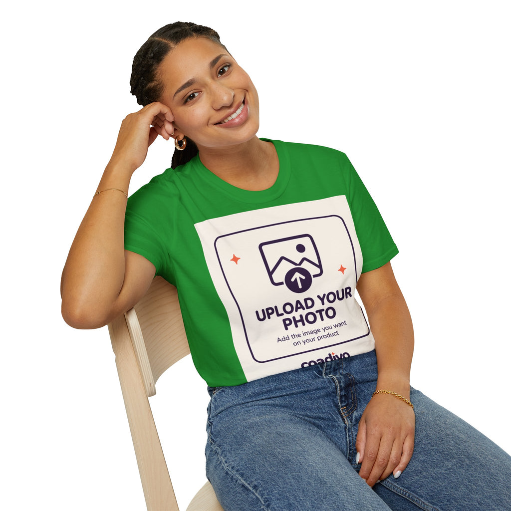 Personalised UNISEX T-Shirt-Add your image FRONT and BACK