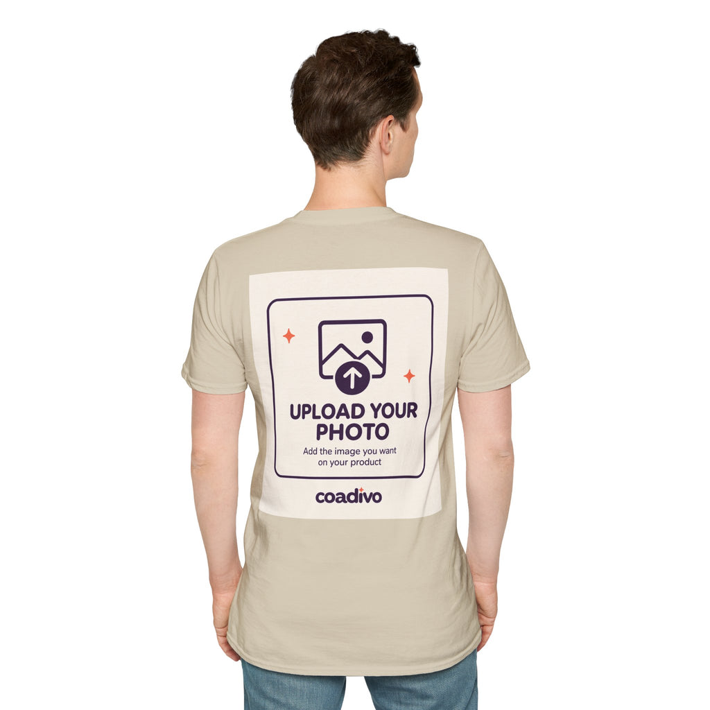 Personalised UNISEX T-Shirt-Add your image FRONT and BACK