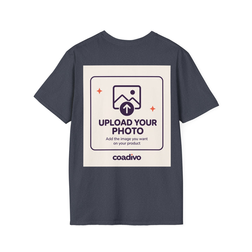 Personalised UNISEX T-Shirt-Add your image FRONT and BACK