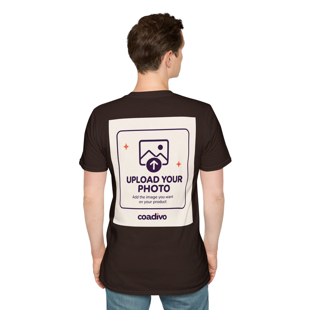 Personalised UNISEX T-Shirt-Add your image FRONT and BACK