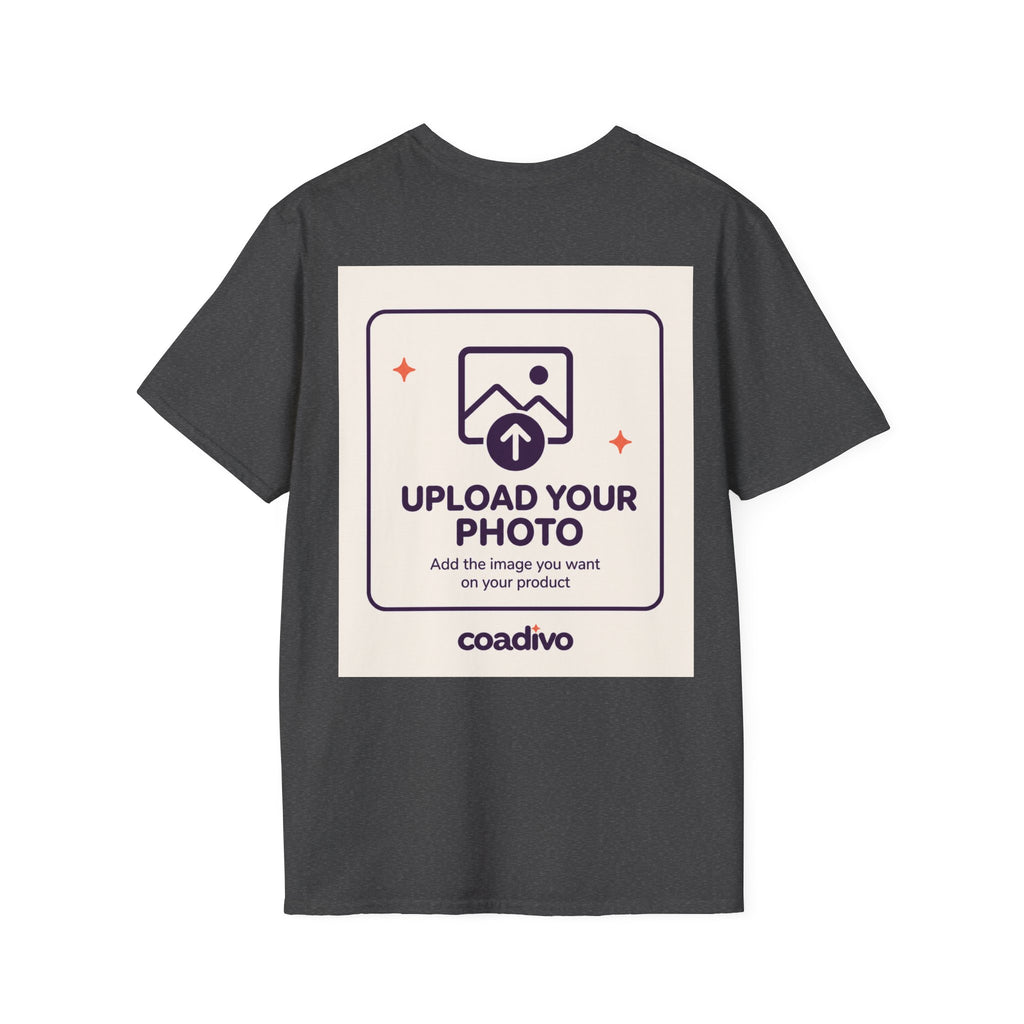 Personalised UNISEX T-Shirt-Add your image FRONT and BACK