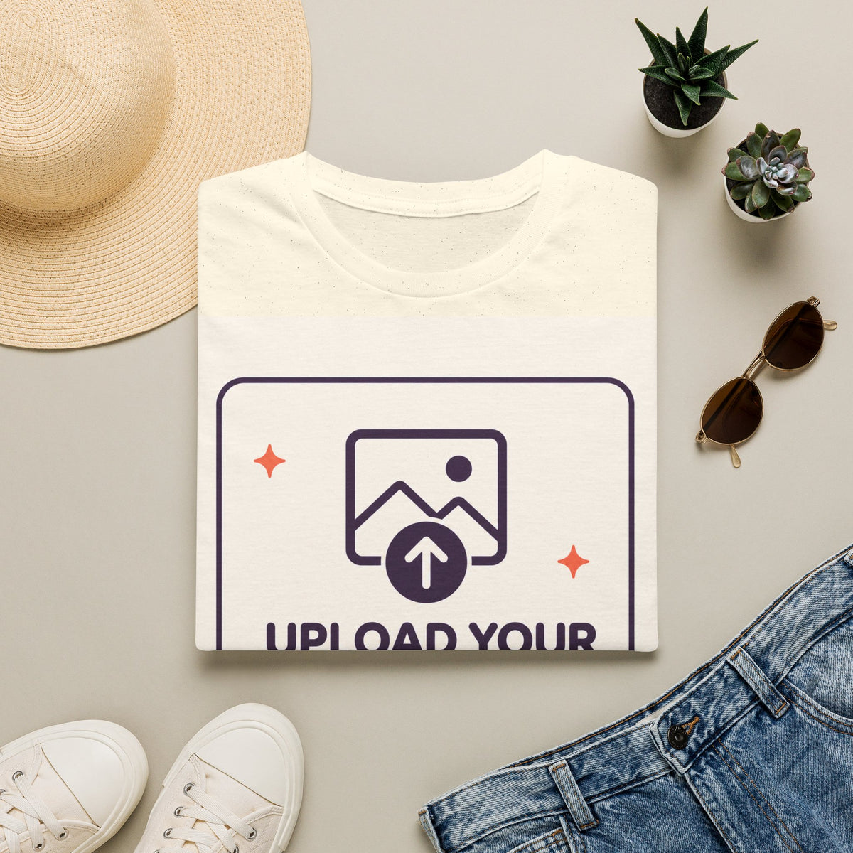 Personalised UNISEX T-Shirt-Add your image FRONT and BACK