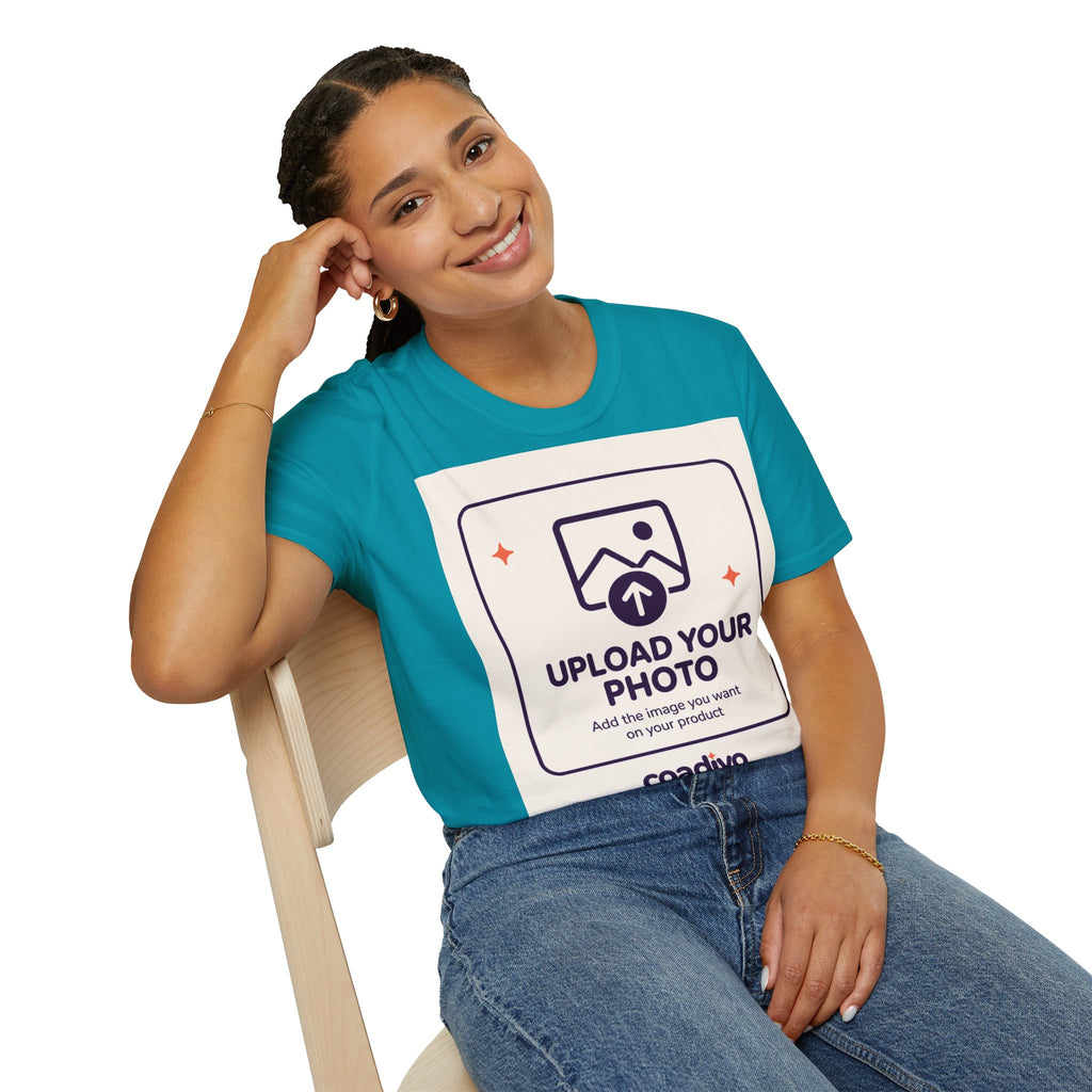 Personalised UNISEX T-Shirt-Add your image FRONT and BACK
