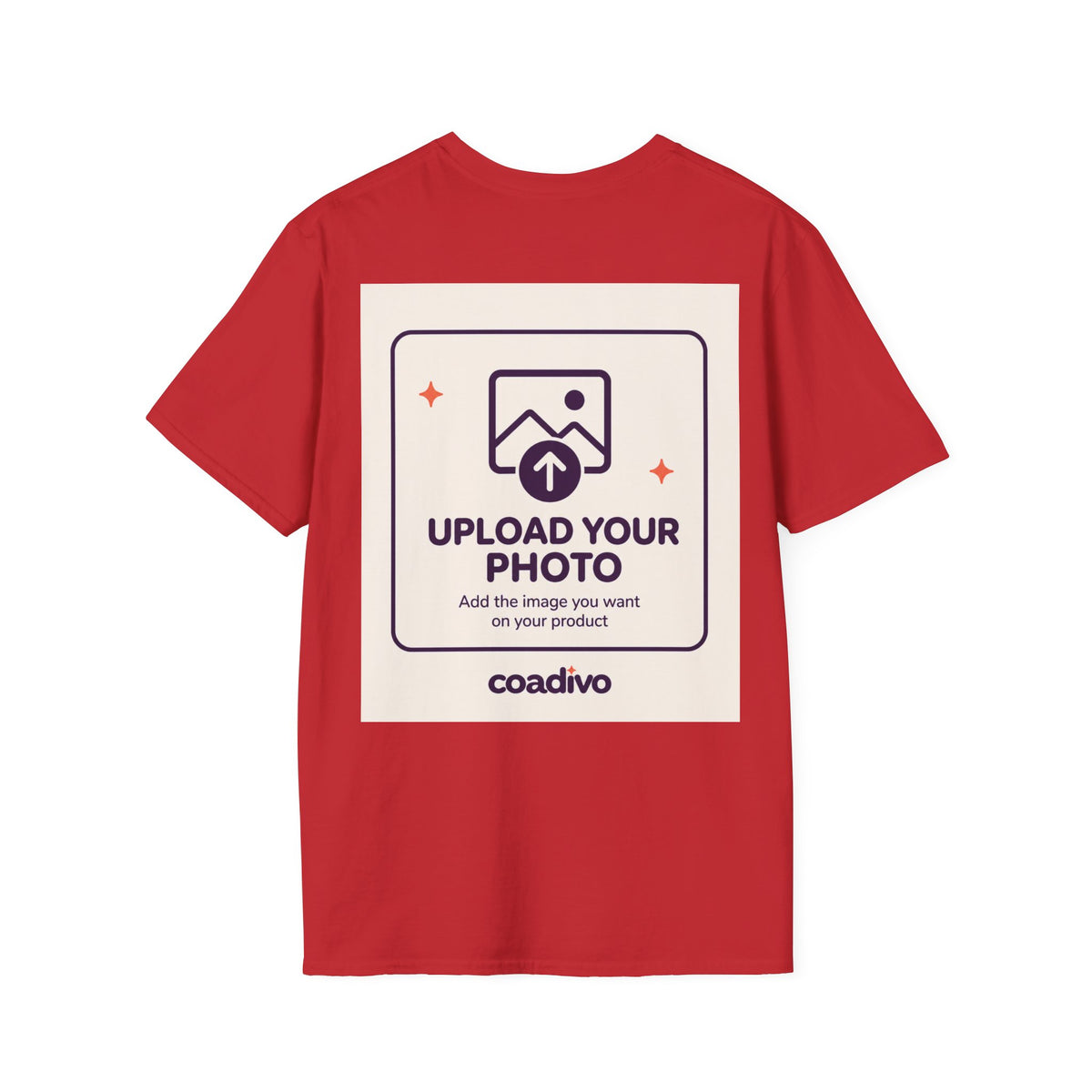 Personalised UNISEX T-Shirt-Add your image FRONT and BACK