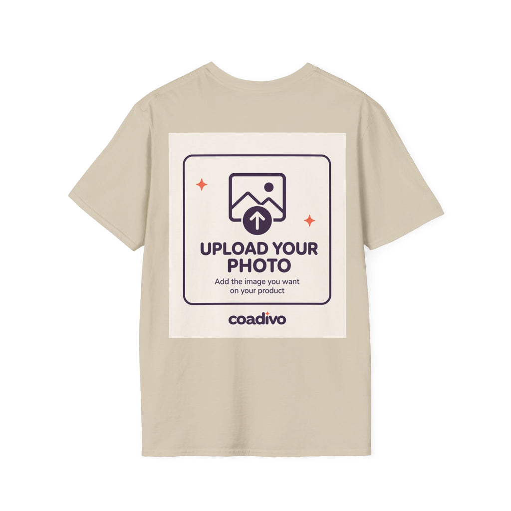Personalised UNISEX T-Shirt-Add your image FRONT and BACK