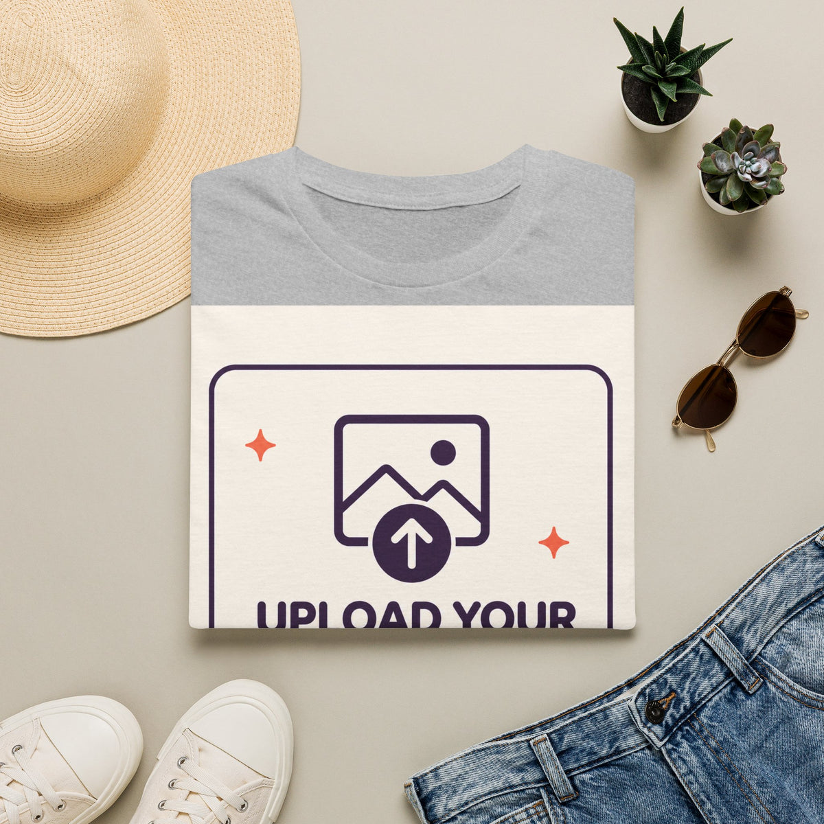 Personalised UNISEX T-Shirt-Add your image FRONT and BACK