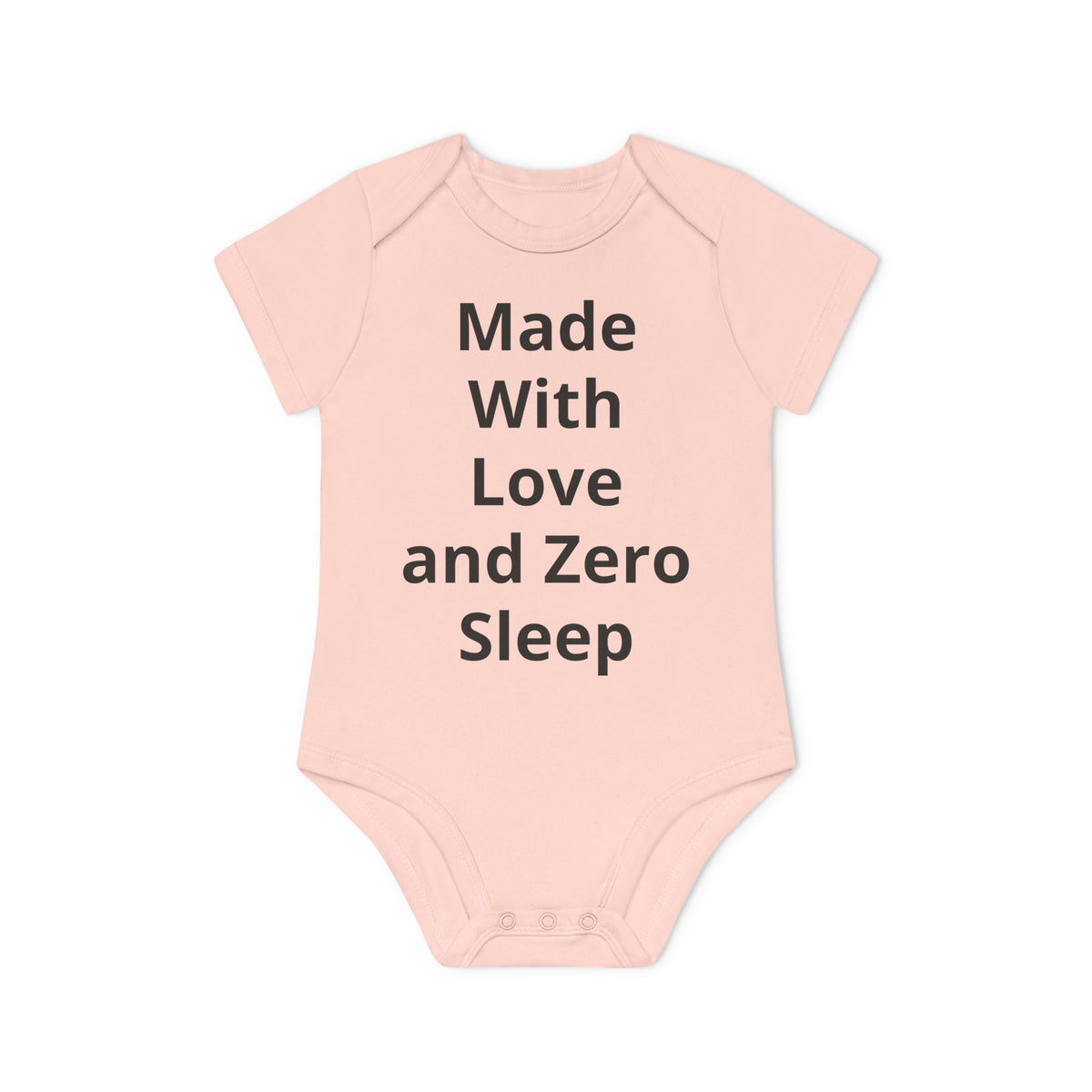Personalised Organic Baby Bodysuit – Add Your Text