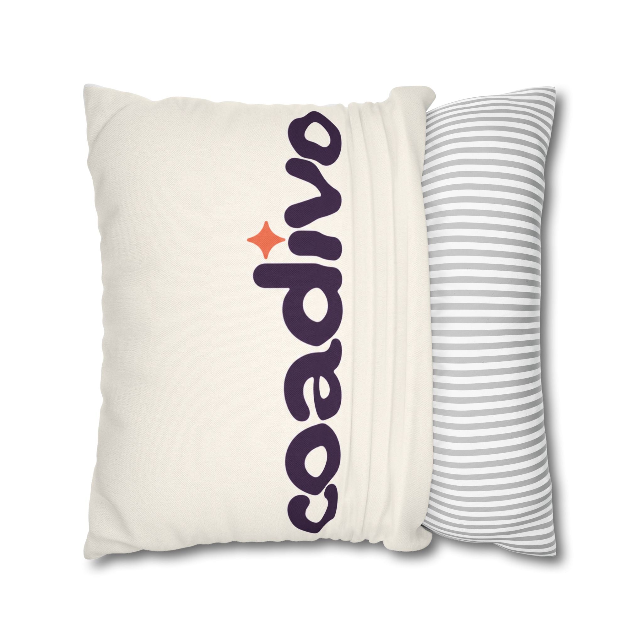 Customizable Polyester Square Pillowcase