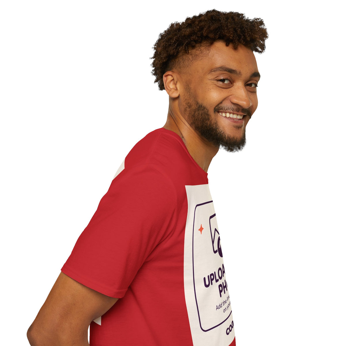Personalised UNISEX T-Shirt-Add your image FRONT and BACK