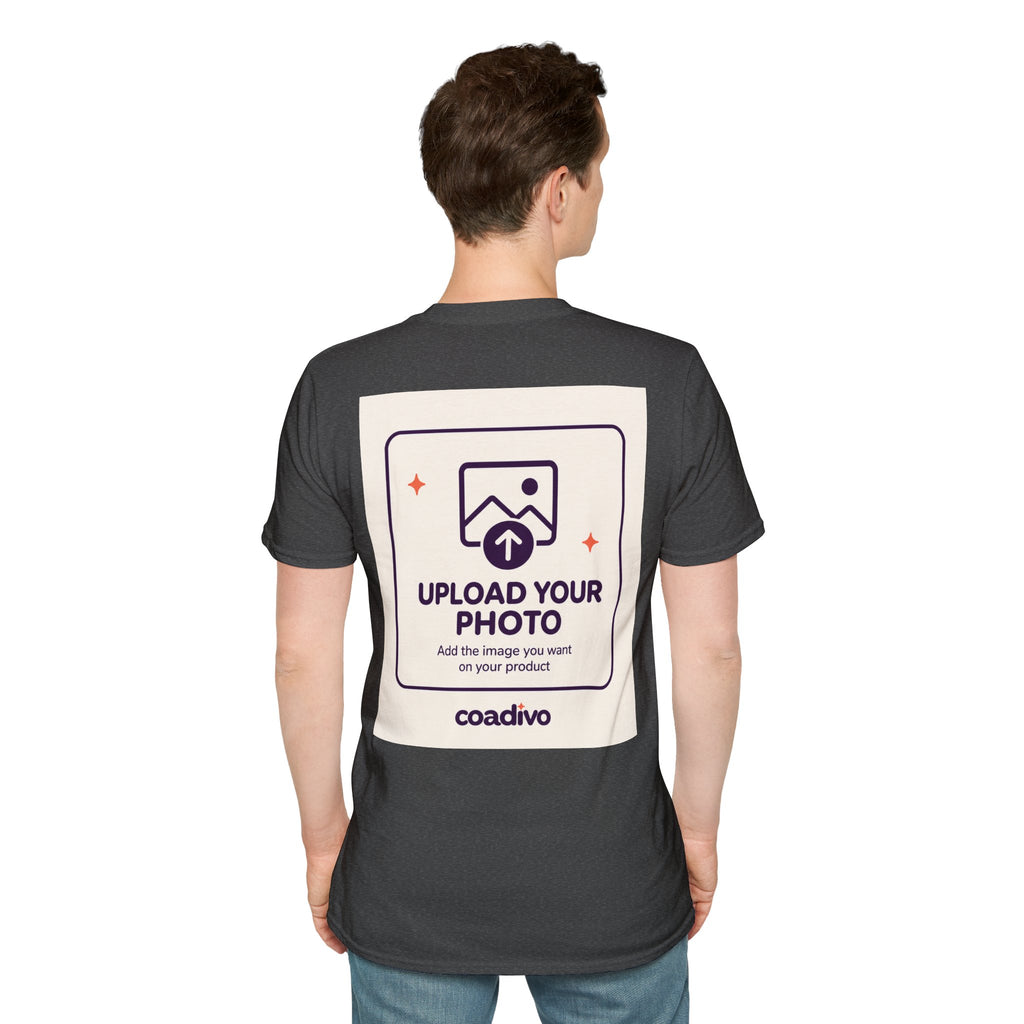 Personalised UNISEX T-Shirt-Add your image FRONT and BACK