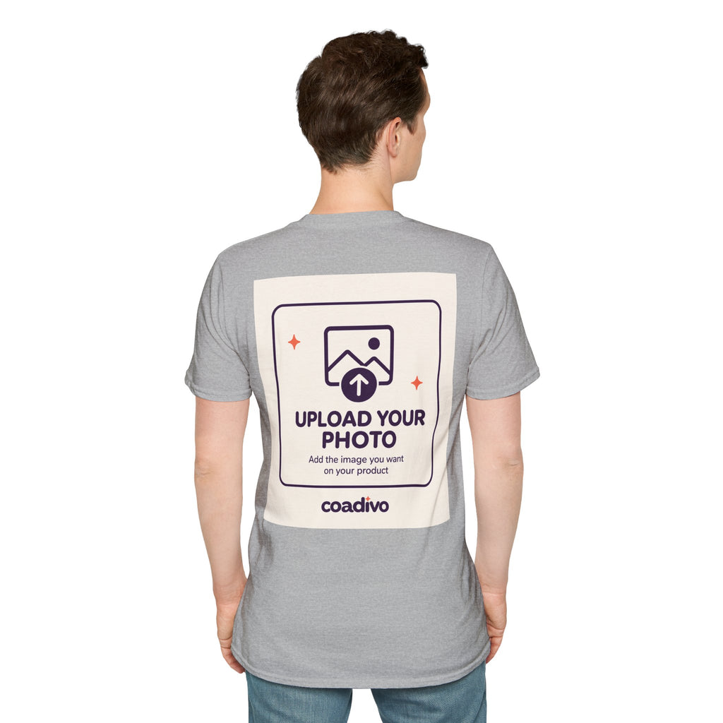 Personalised UNISEX T-Shirt-Add your image FRONT and BACK