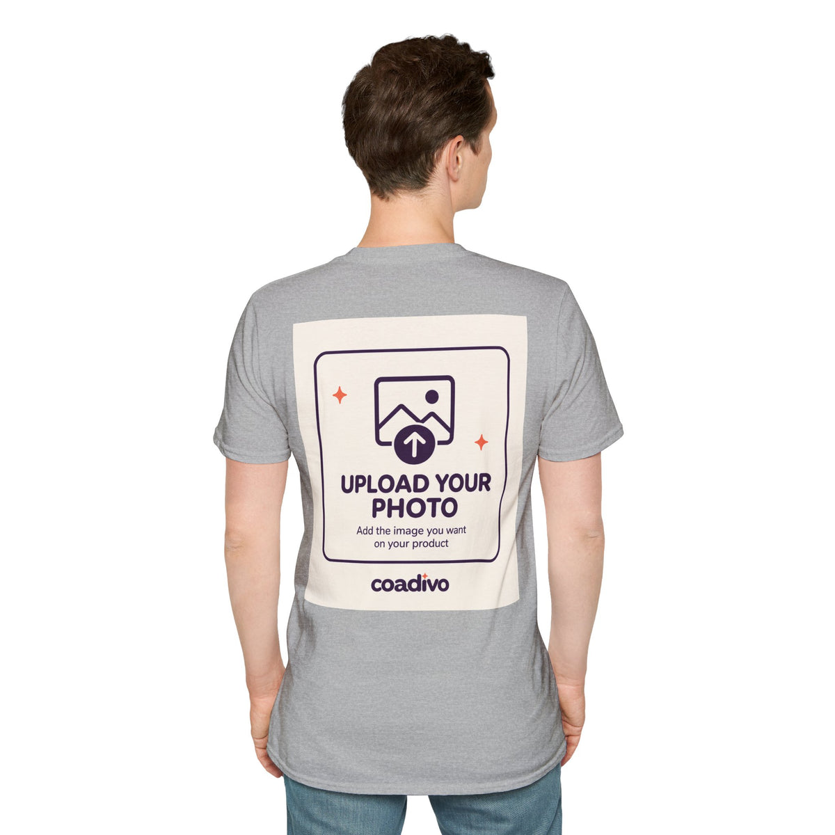 Personalised UNISEX T-Shirt-Add your image FRONT and BACK