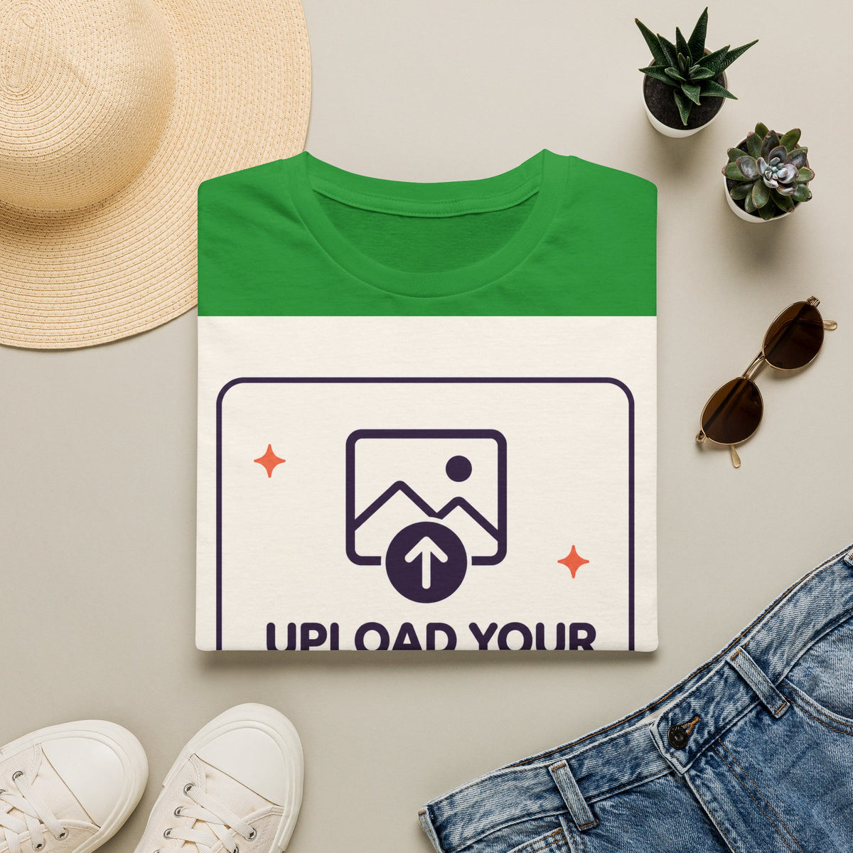 Personalised UNISEX T-Shirt-Add your image FRONT and BACK