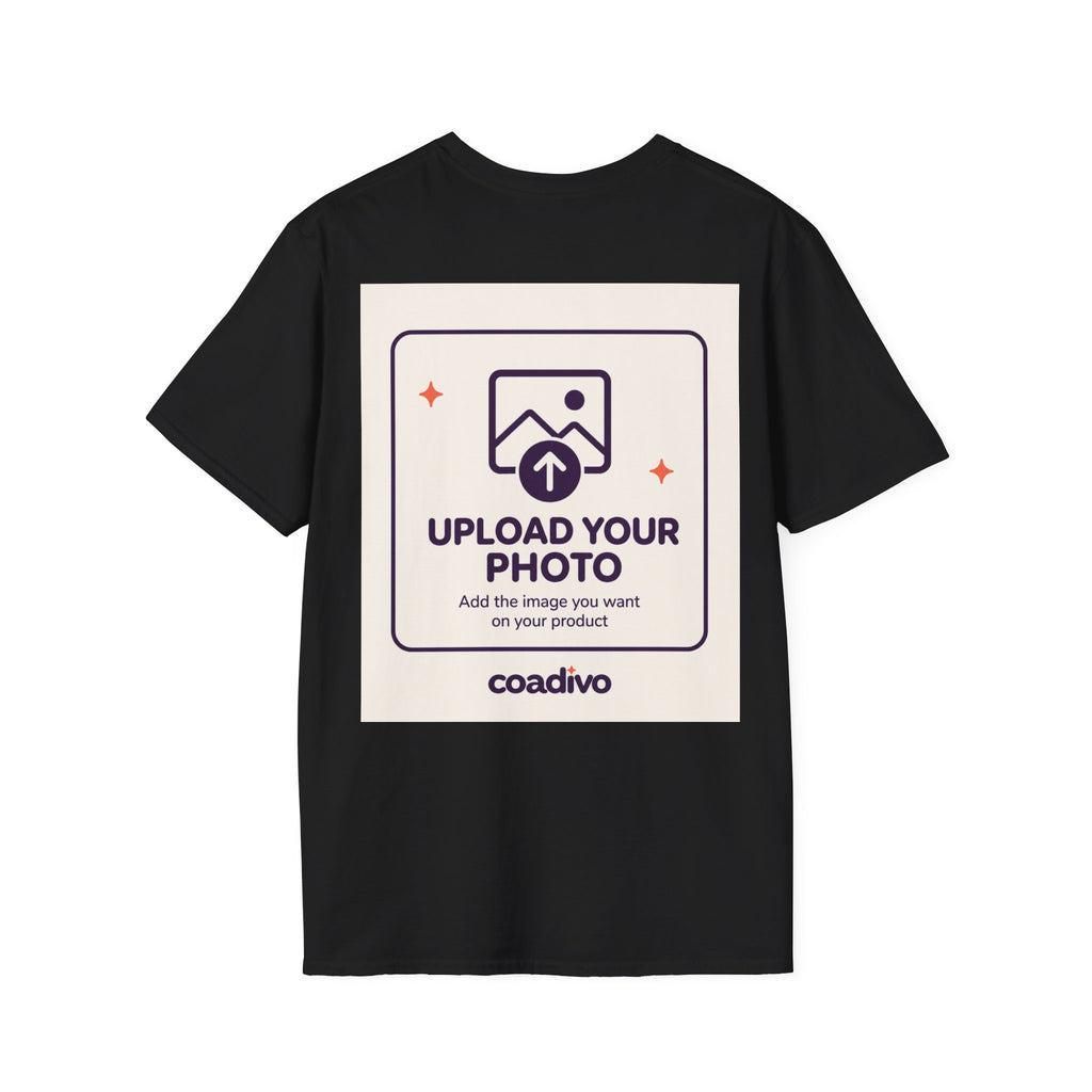 Personalised UNISEX T-Shirt-Add your image FRONT and BACK