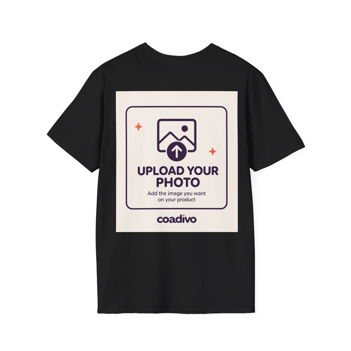 Personalised UNISEX T-Shirt-Add your image FRONT and BACK