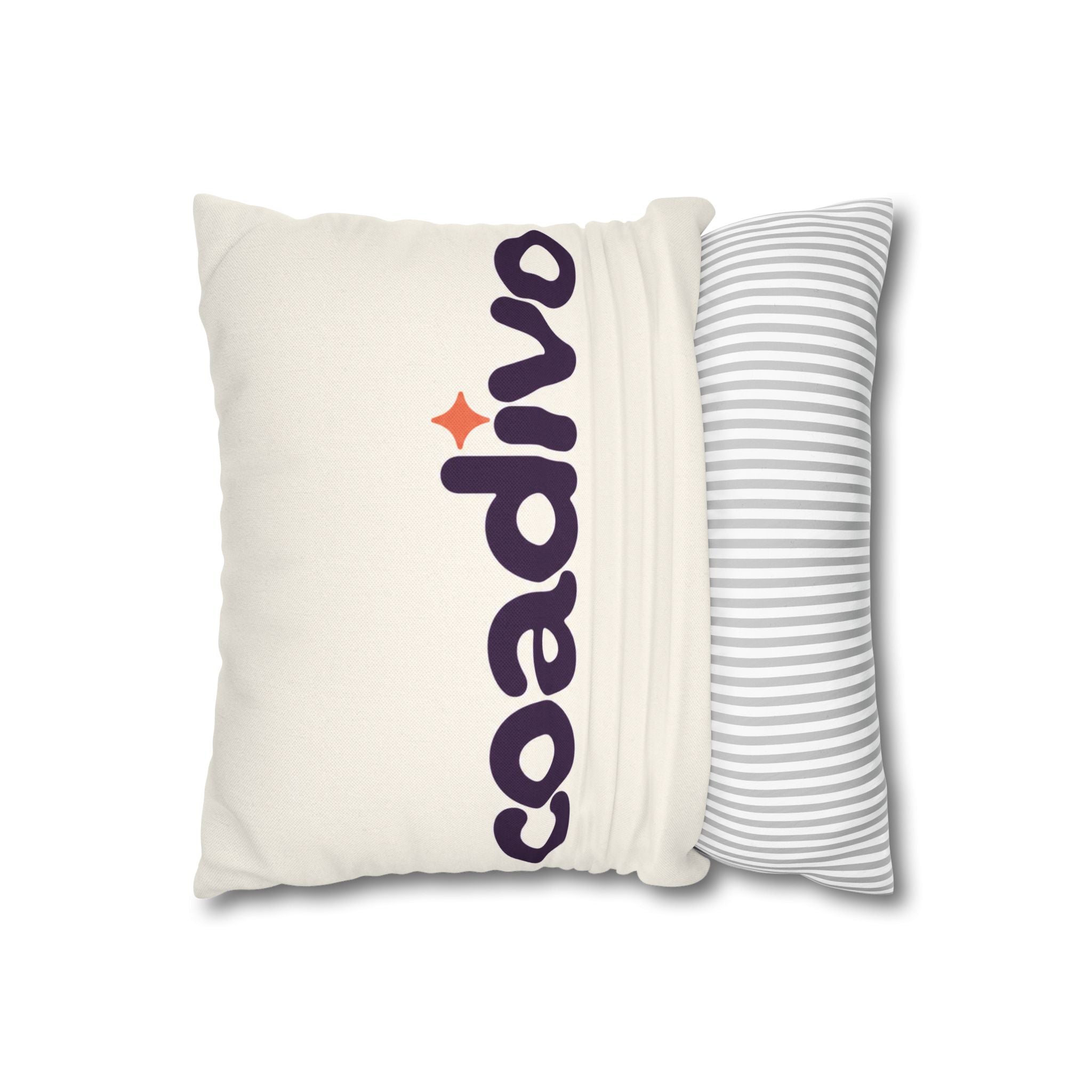 Customizable Polyester Square Pillowcase