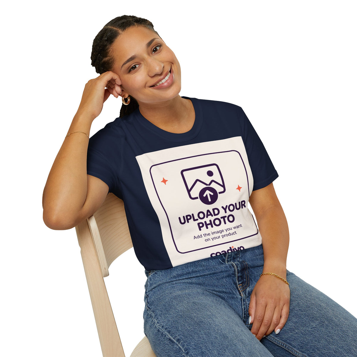 Personalised UNISEX T-Shirt-Add your image FRONT and BACK