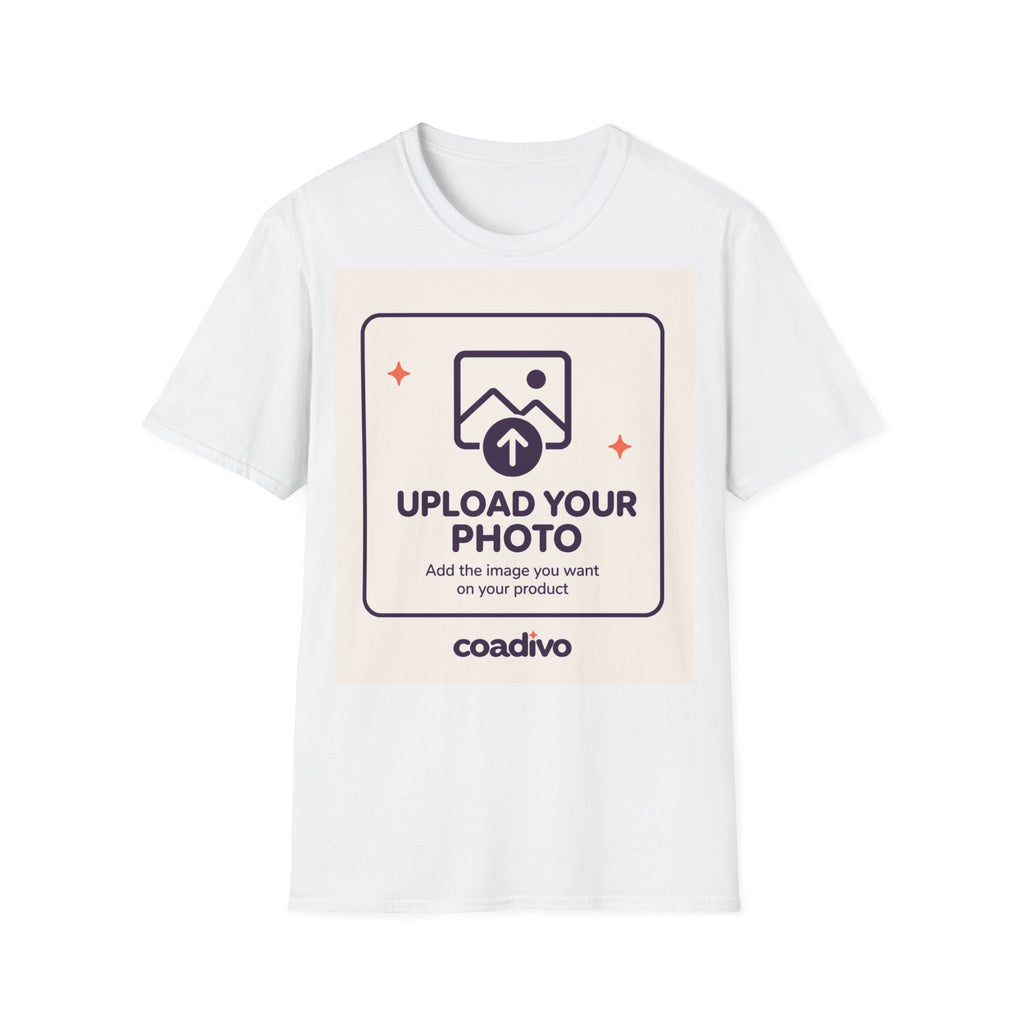 Personalised UNISEX T-Shirt-Add your image FRONT and BACK