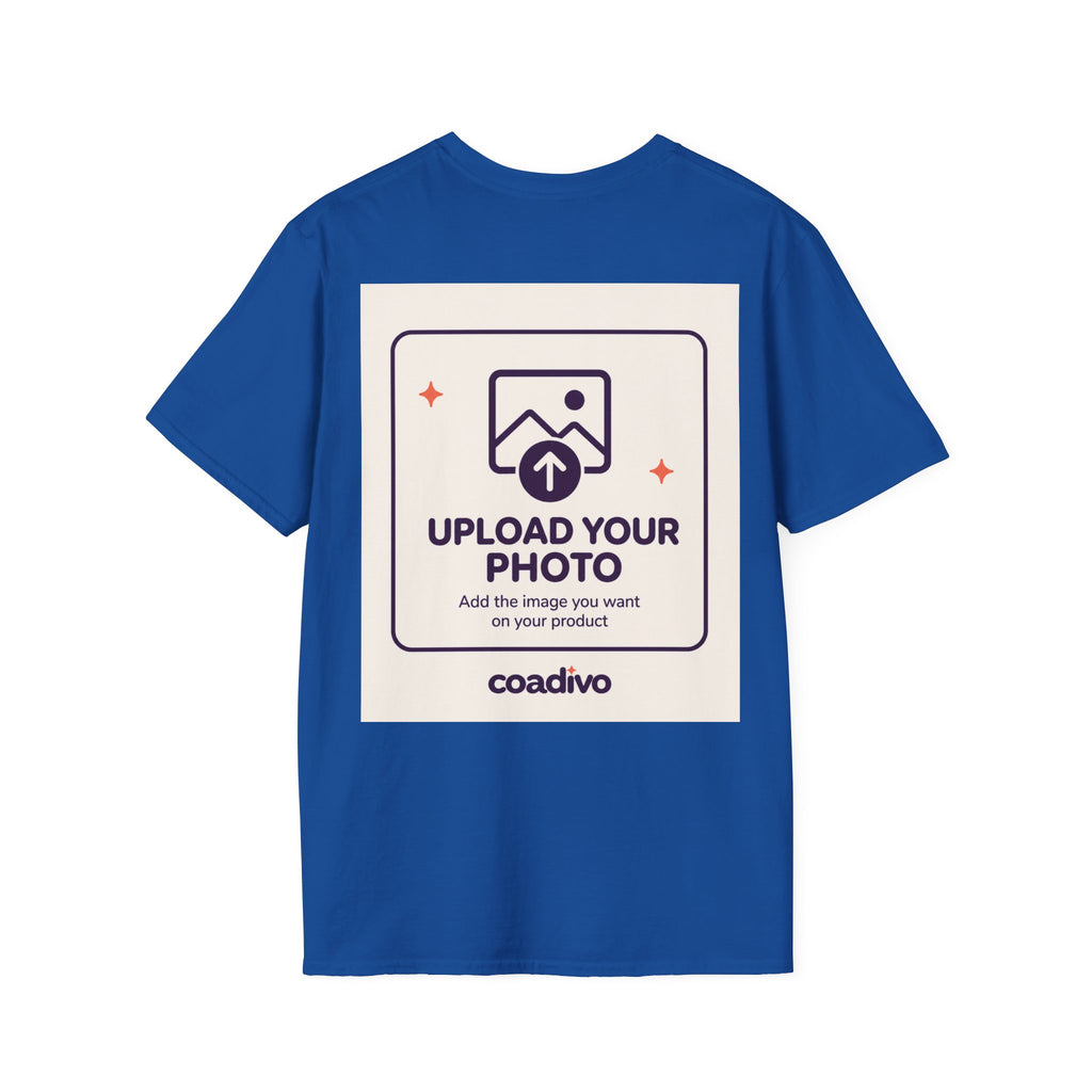 Personalised UNISEX T-Shirt-Add your image FRONT and BACK