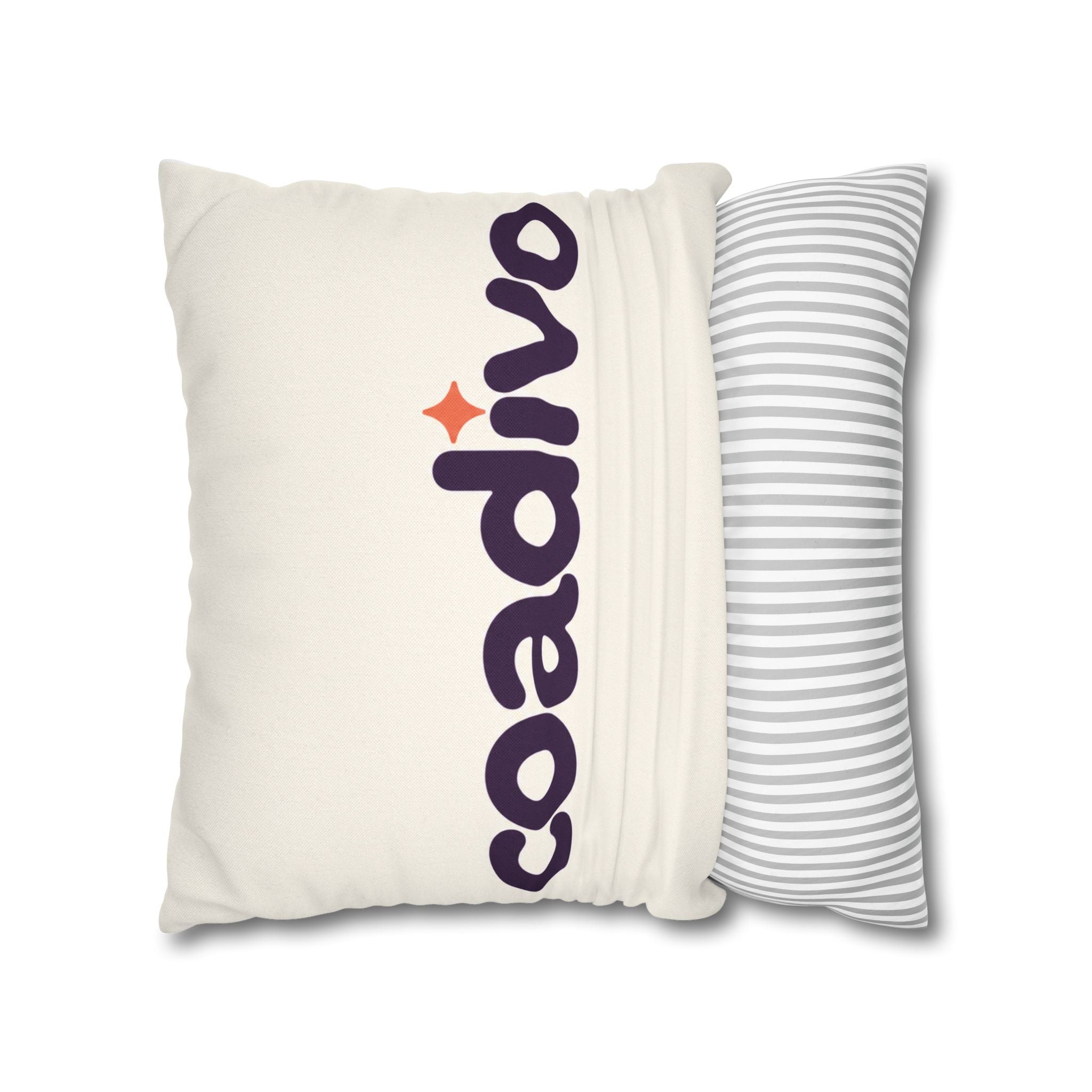 Customizable Polyester Square Pillowcase