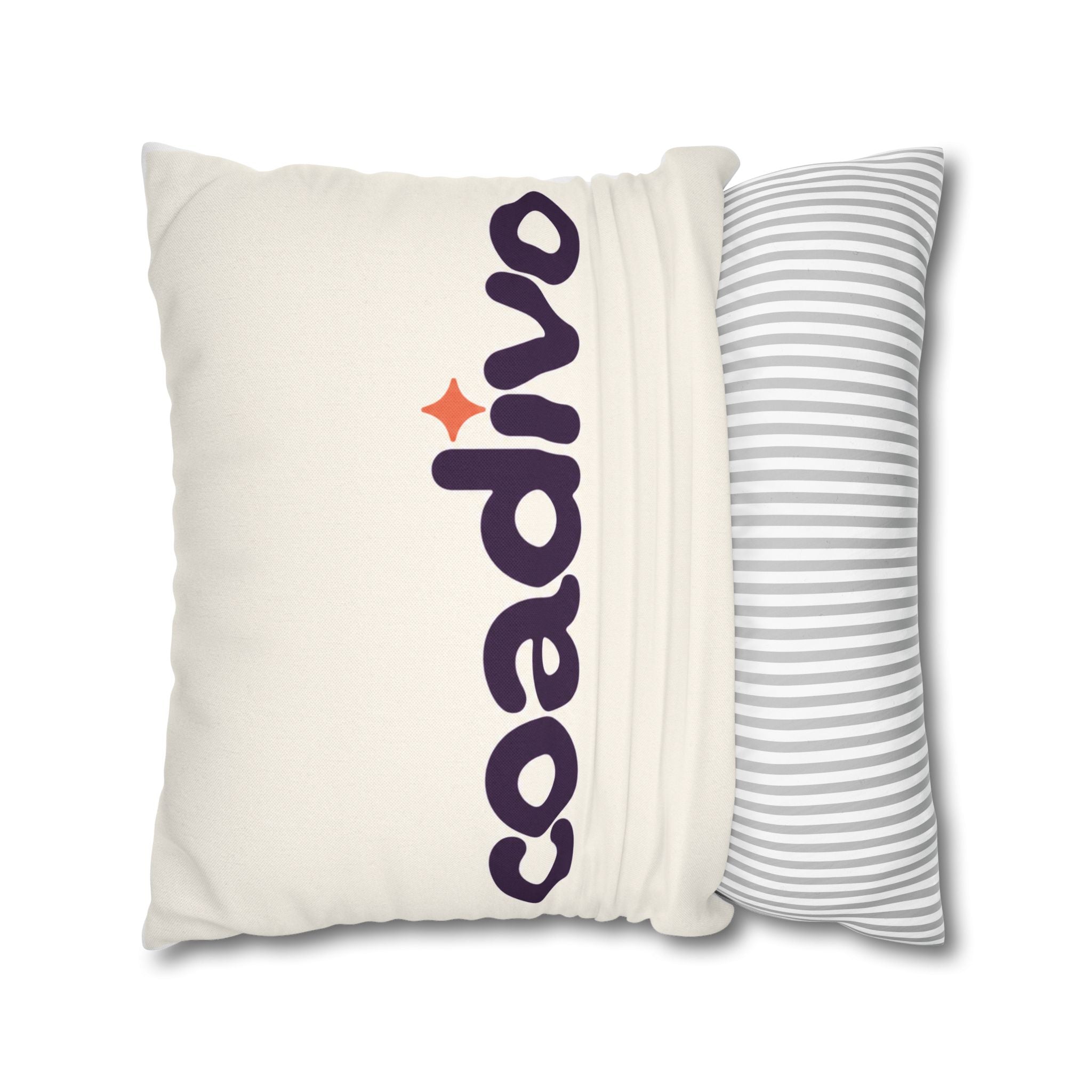 Customizable Polyester Square Pillowcase