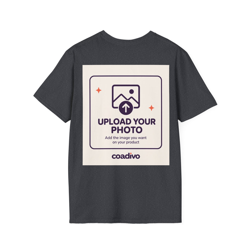 Personalised UNISEX T-Shirt-Add your image FRONT and BACK