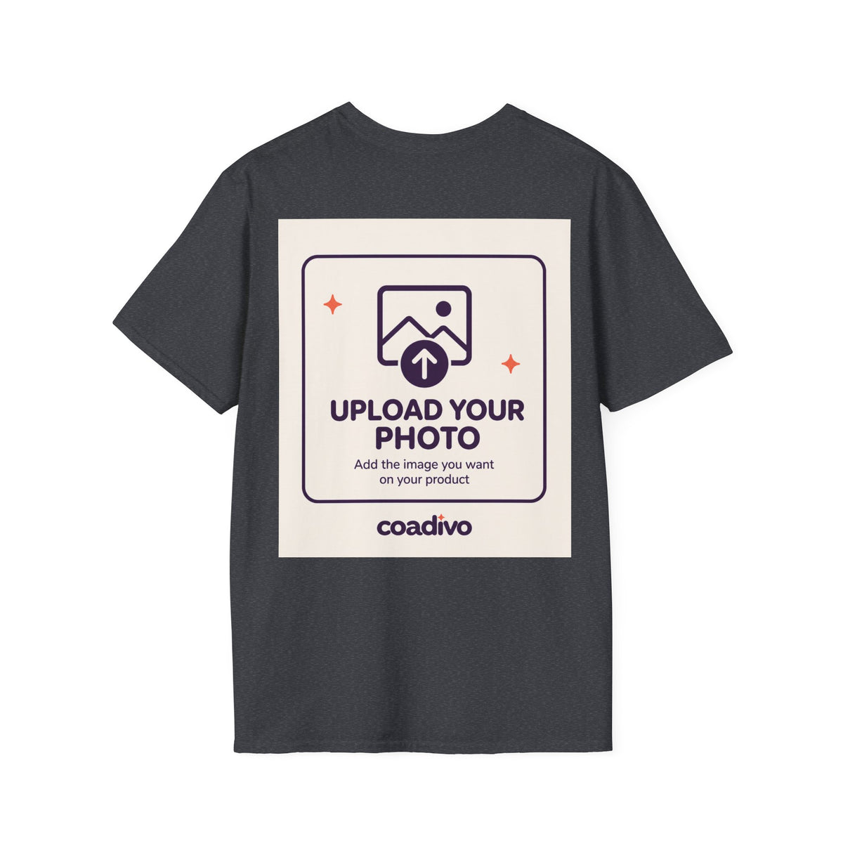 Personalised UNISEX T-Shirt-Add your image FRONT and BACK