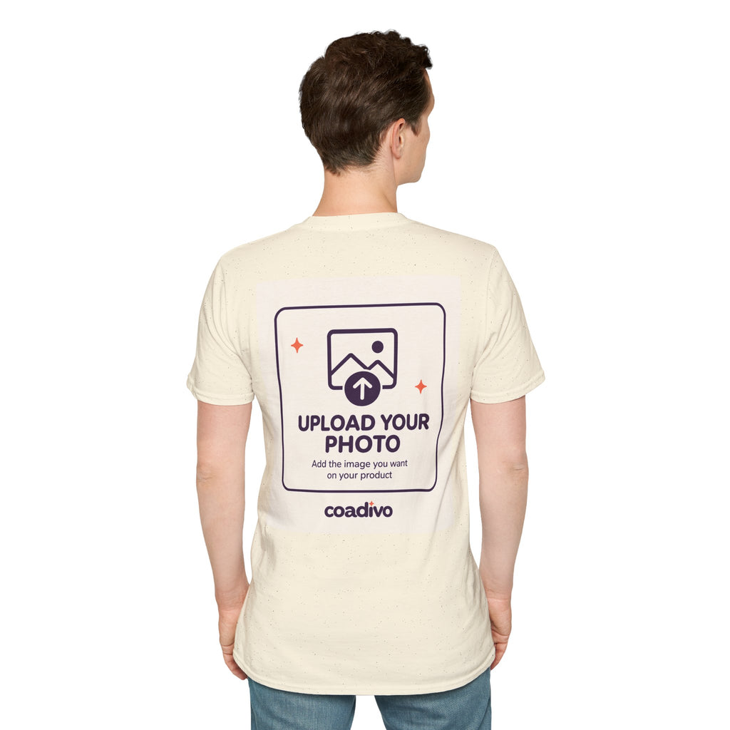 Personalised UNISEX T-Shirt-Add your image FRONT and BACK