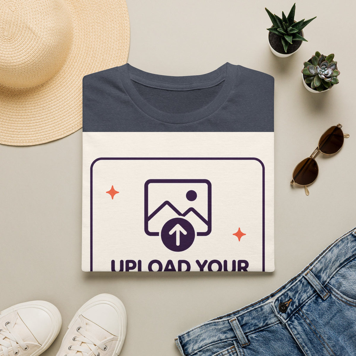 Personalised UNISEX T-Shirt-Add your image FRONT and BACK