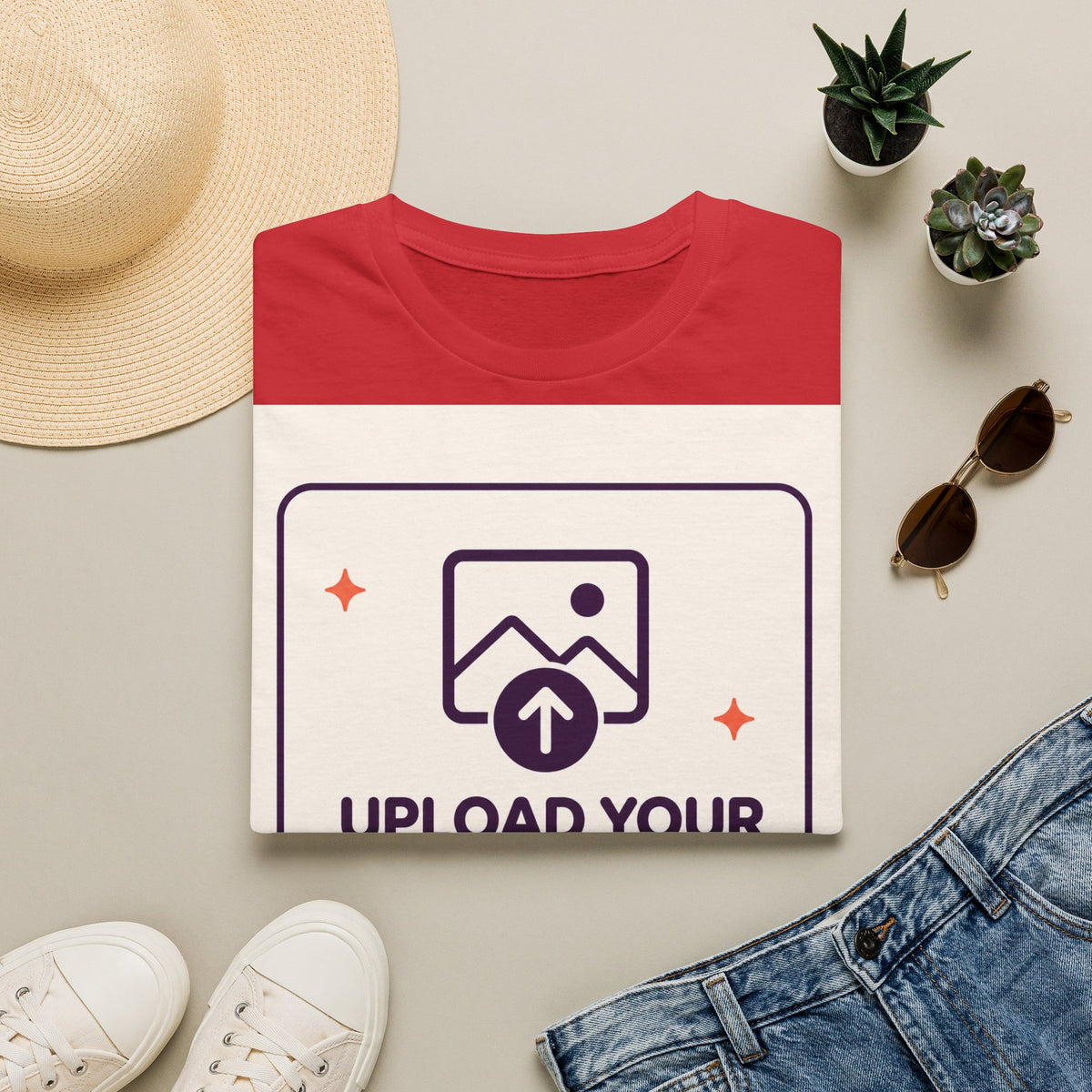 Personalised UNISEX T-Shirt-Add your image FRONT and BACK