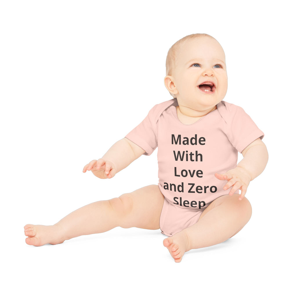 Personalised Organic Baby Bodysuit – Add Your Text