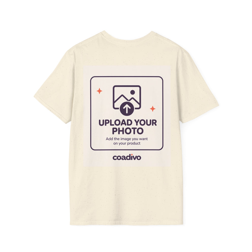 Personalised UNISEX T-Shirt-Add your image FRONT and BACK