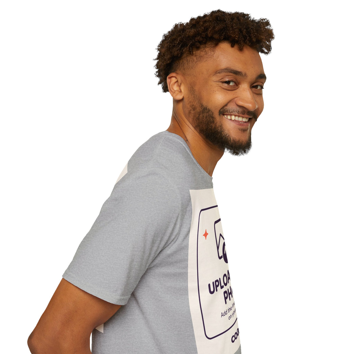 Personalised UNISEX T-Shirt-Add your image FRONT and BACK