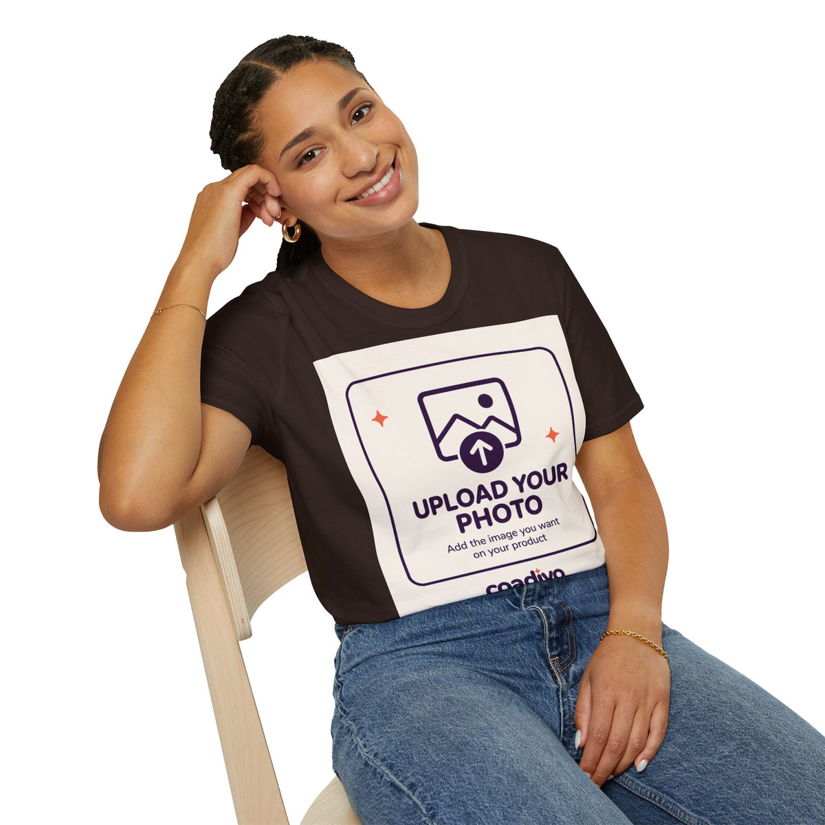 Personalised UNISEX T-Shirt-Add your image FRONT and BACK