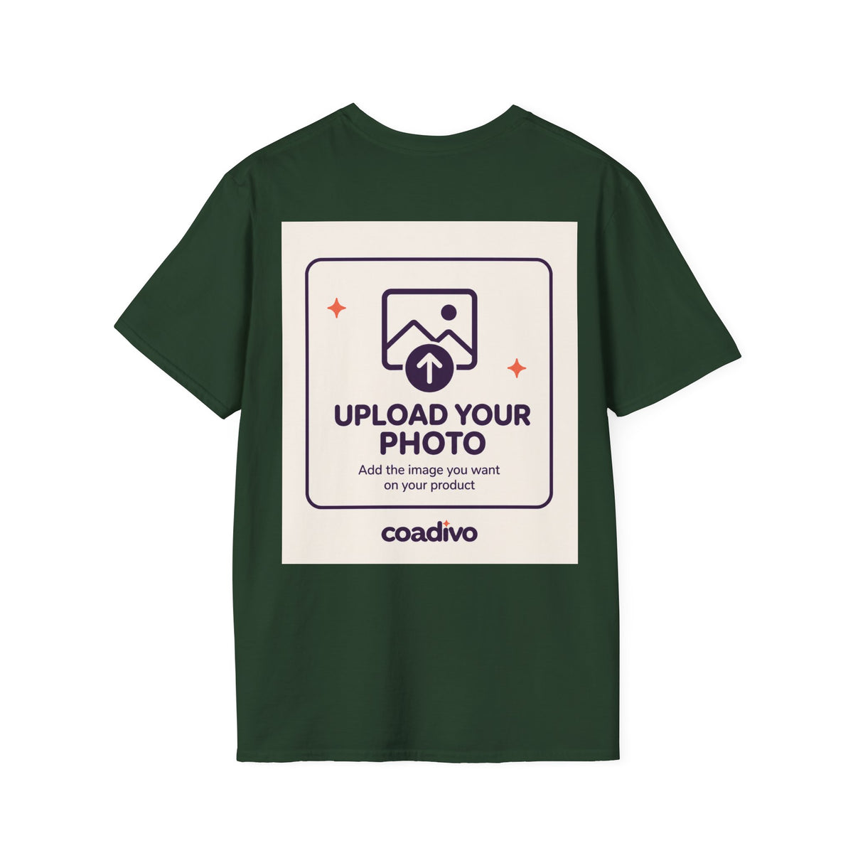 Personalised UNISEX T-Shirt-Add your image FRONT and BACK