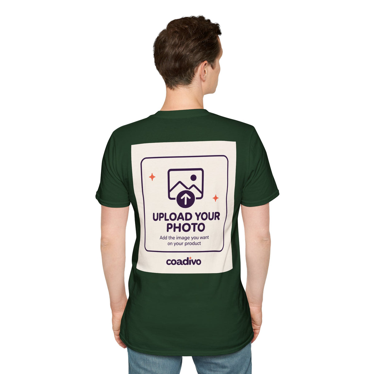 Personalised UNISEX T-Shirt-Add your image FRONT and BACK