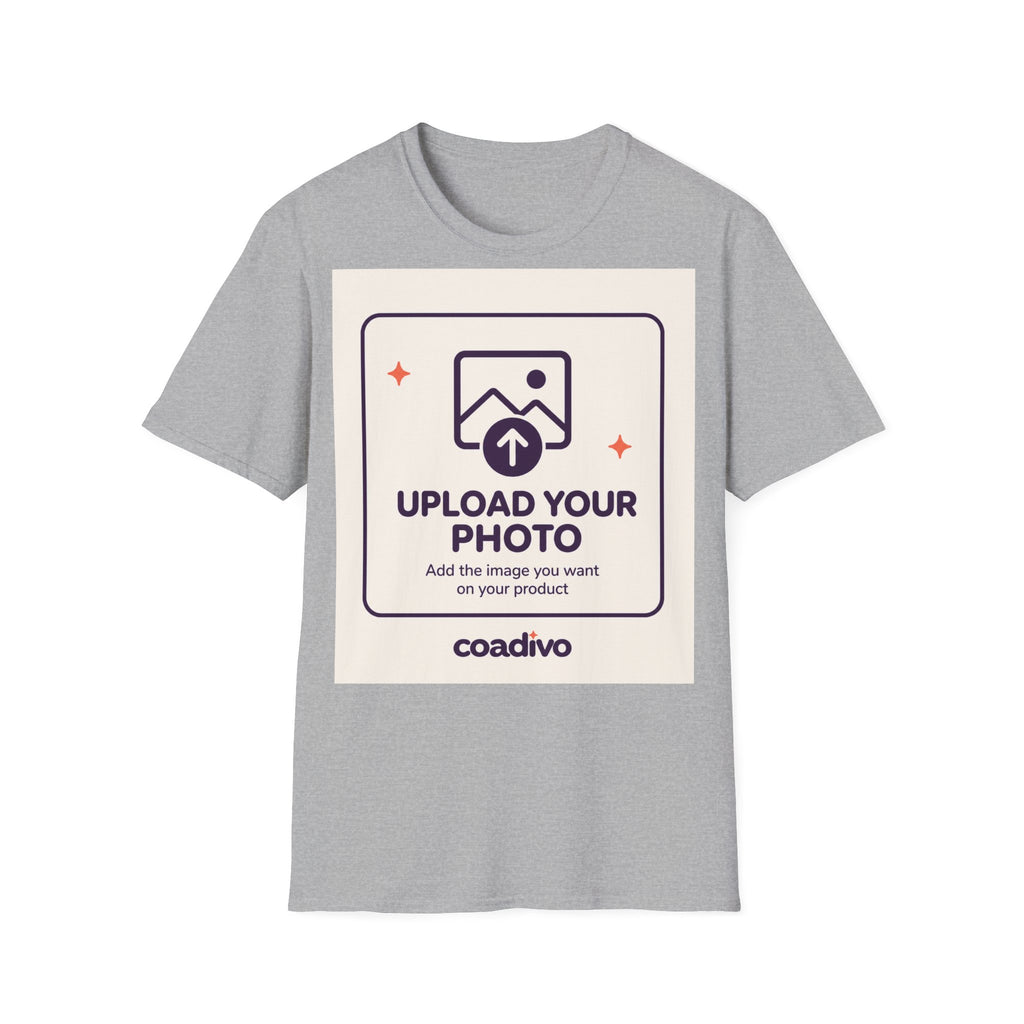 Personalised UNISEX T-Shirt-Add your image FRONT and BACK