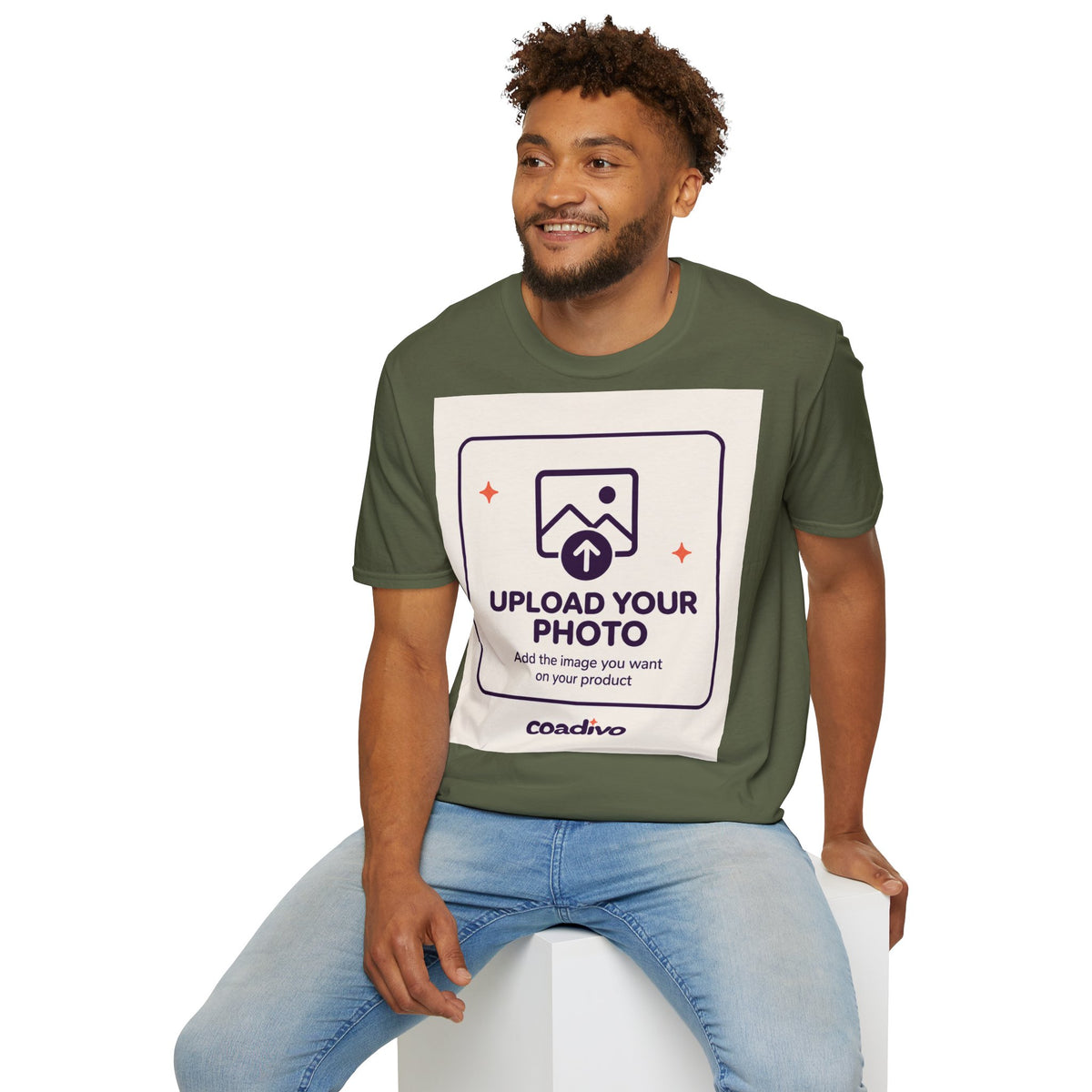 Personalised UNISEX T-Shirt-Add your image FRONT and BACK