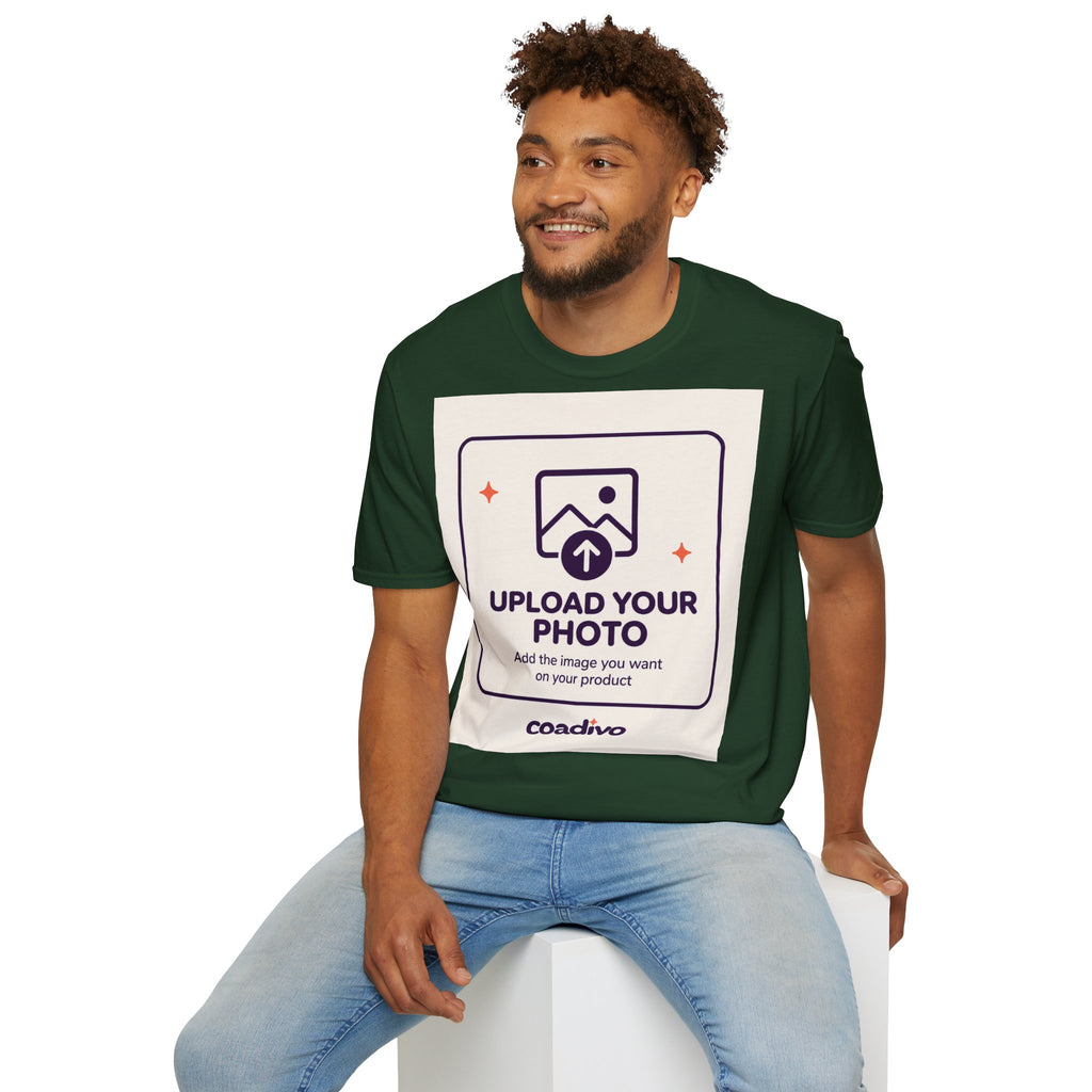 Personalised UNISEX T-Shirt-Add your image FRONT and BACK