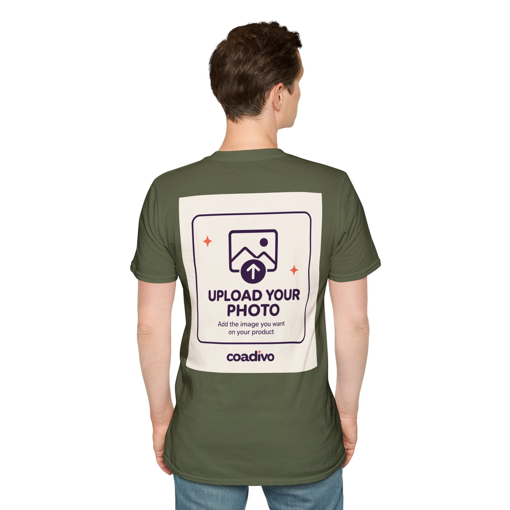 Personalised UNISEX T-Shirt-Add your image FRONT and BACK