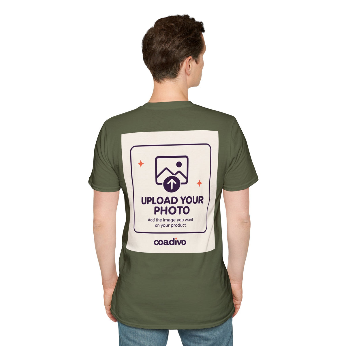 Personalised UNISEX T-Shirt-Add your image FRONT and BACK