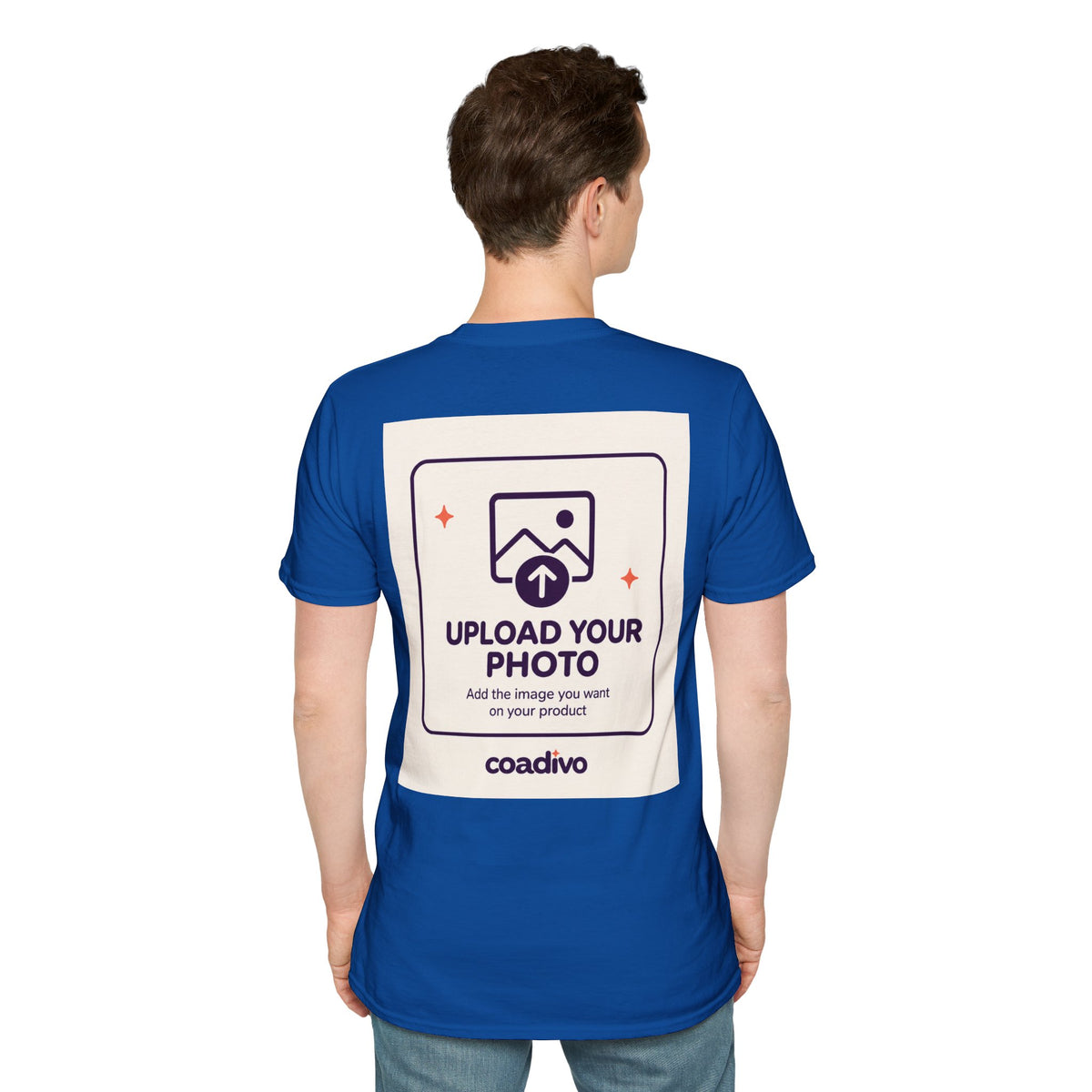 Personalised UNISEX T-Shirt-Add your image FRONT and BACK