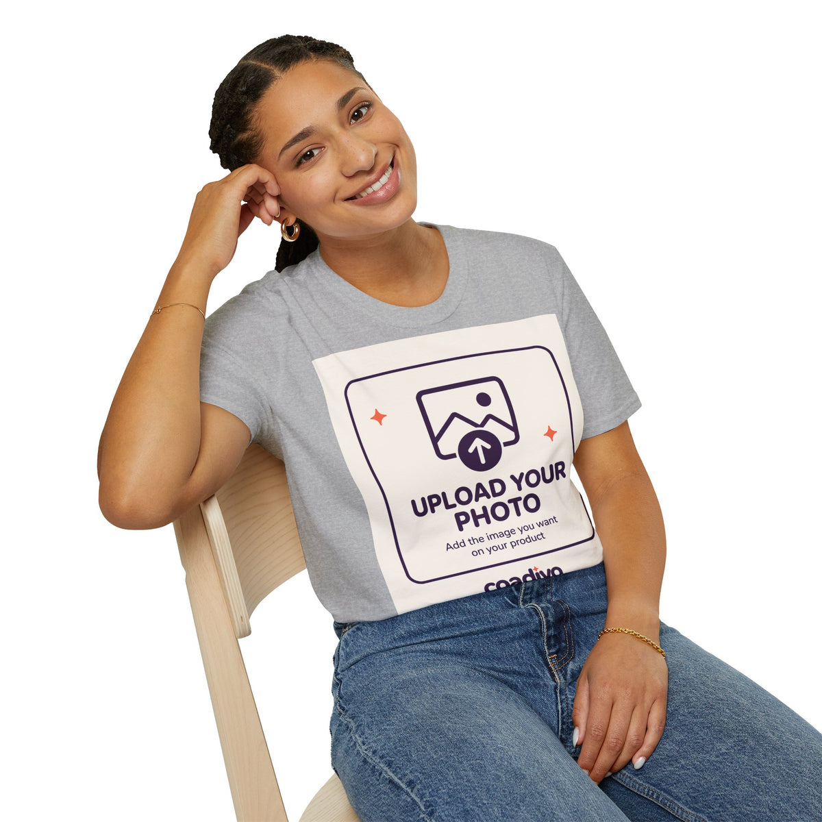 Personalised UNISEX T-Shirt-Add your image FRONT and BACK