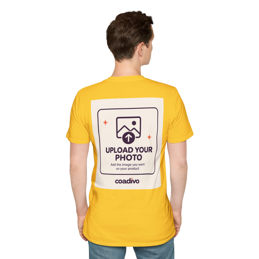 Personalised UNISEX T-Shirt-Add your image FRONT and BACK