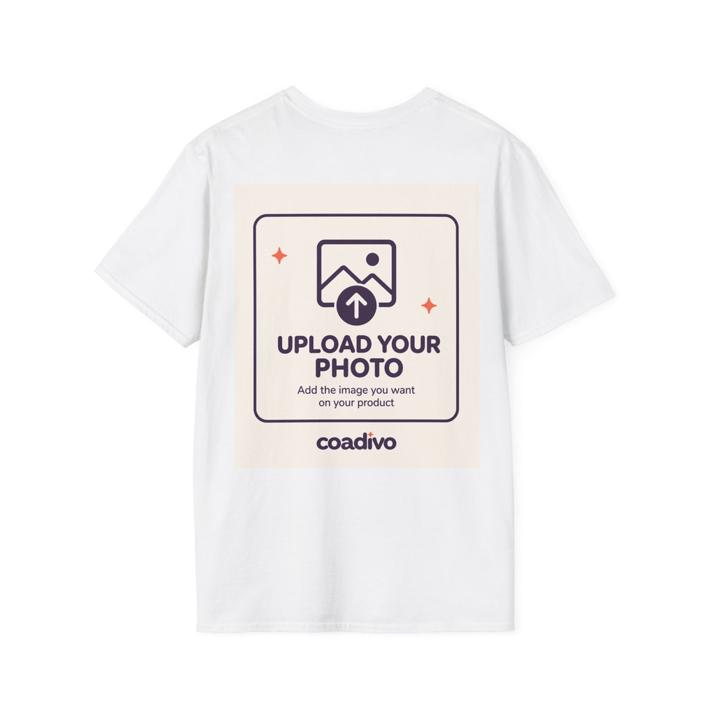 Personalised UNISEX T-Shirt-Add your image FRONT and BACK