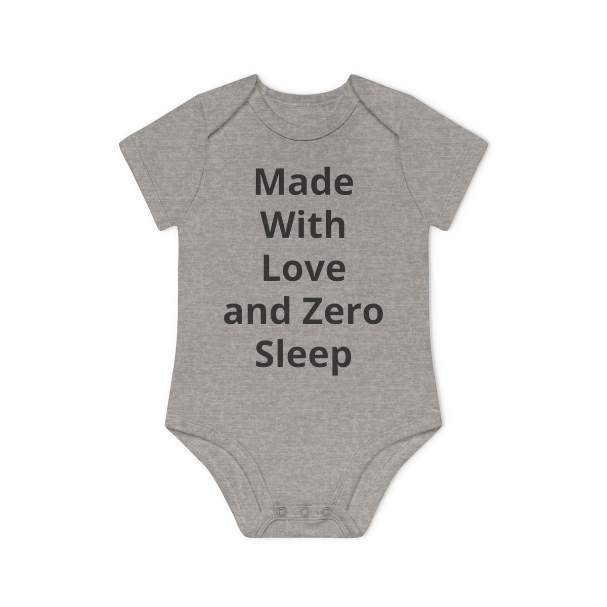 Personalised Organic Baby Bodysuit – Add Your Text
