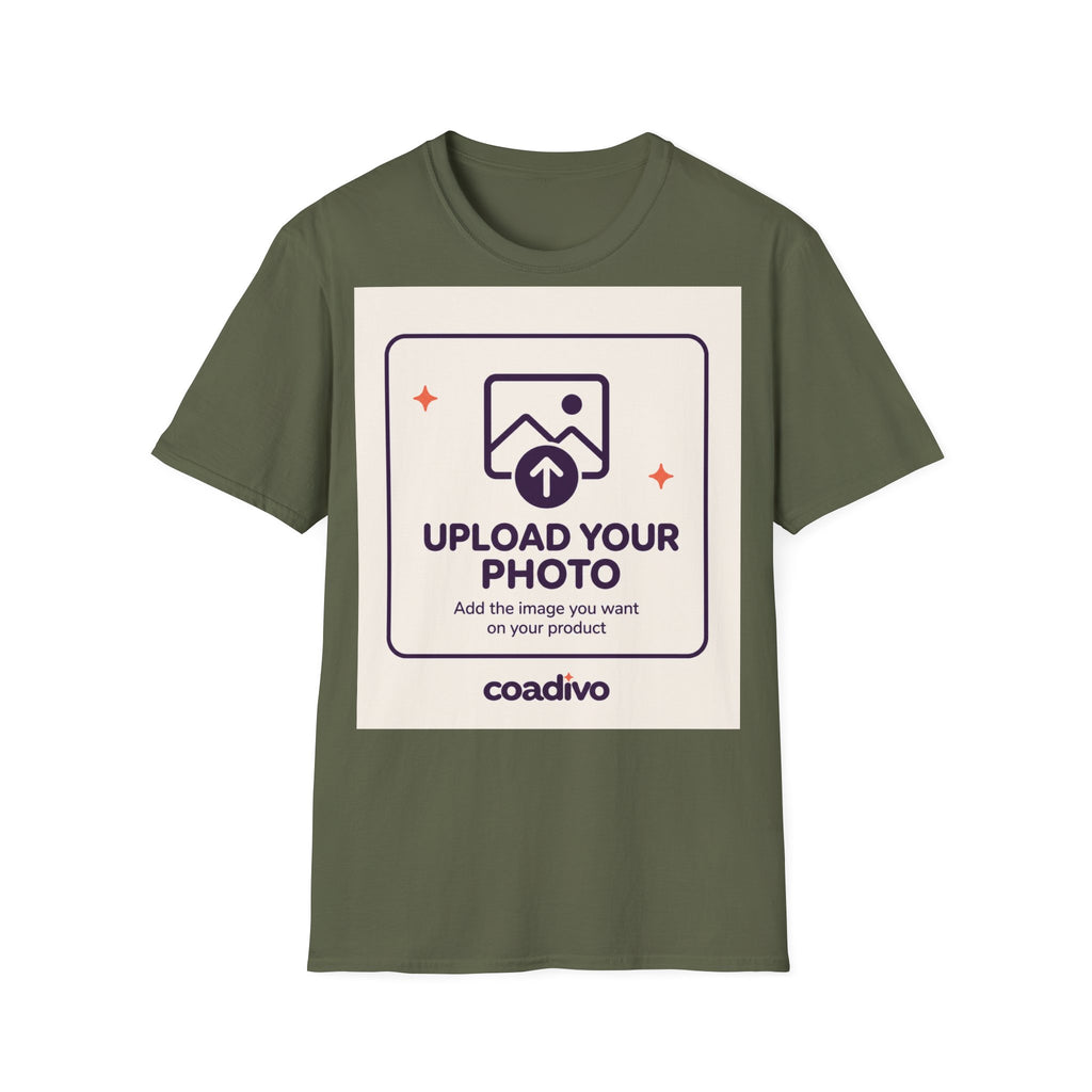 Personalised UNISEX T-Shirt-Add your image FRONT and BACK